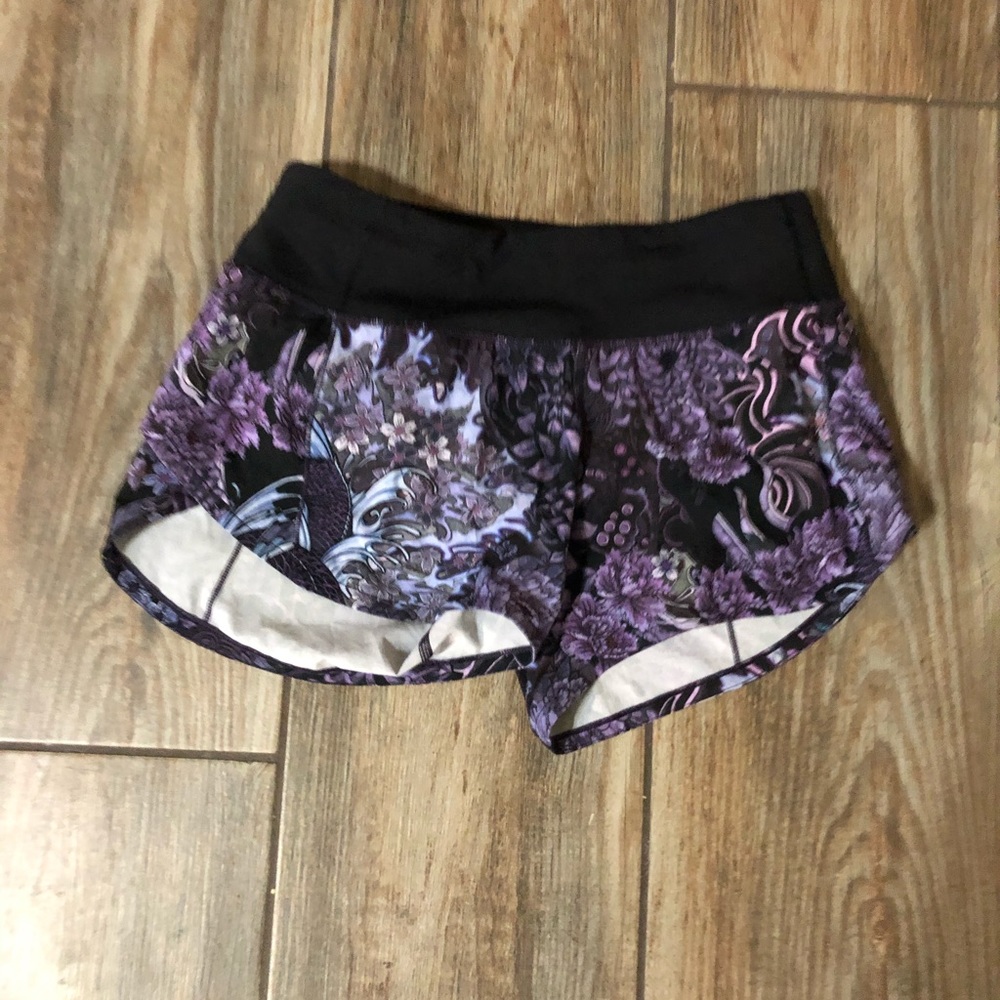 Lululemon speed up shorts long (4” inseam) size 2